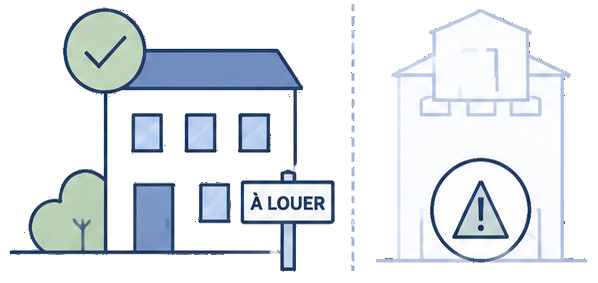 Illustration d'un bien déjà loué privilégié pour sa sécurité